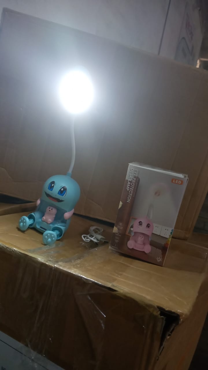 Cartoon LED Desk Lamp – Eye Protection, USB Charging | Deskrova