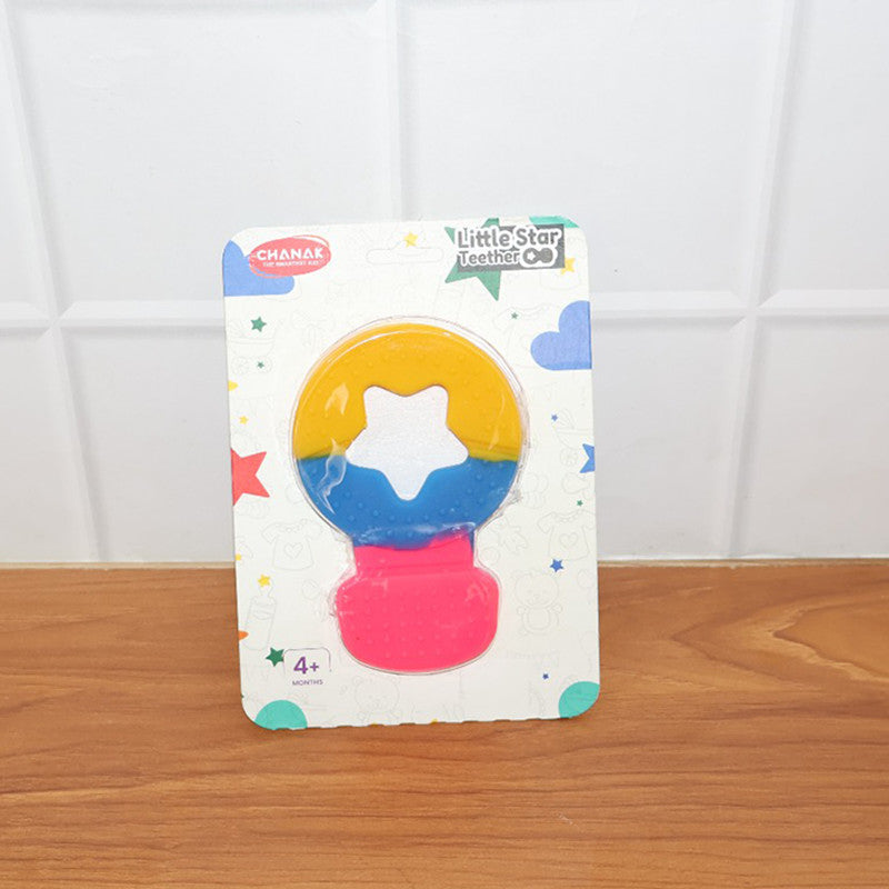 Baby Silicone Teether – Soft, Safe, Colorful Relief Toy