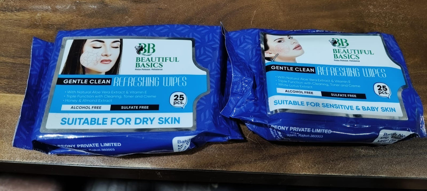 Face Wipes for Dry Sensitive Skin – Gentle Cleansing | Beautiful Basics