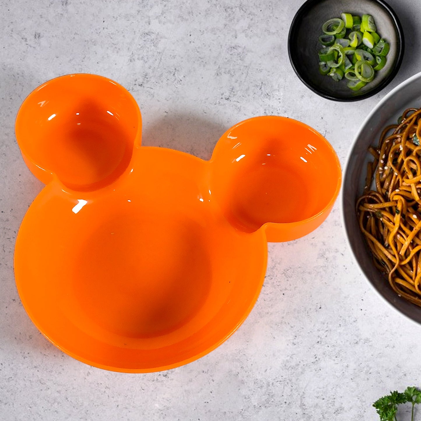 Mickey Mouse Kids Plate – BPA-Free & Unbreakable | Jiaqi