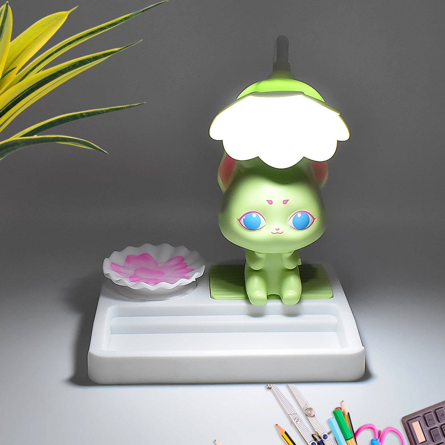Kids LED Desk Lamp – Cute Cartoon Eye-Protection | Deodap