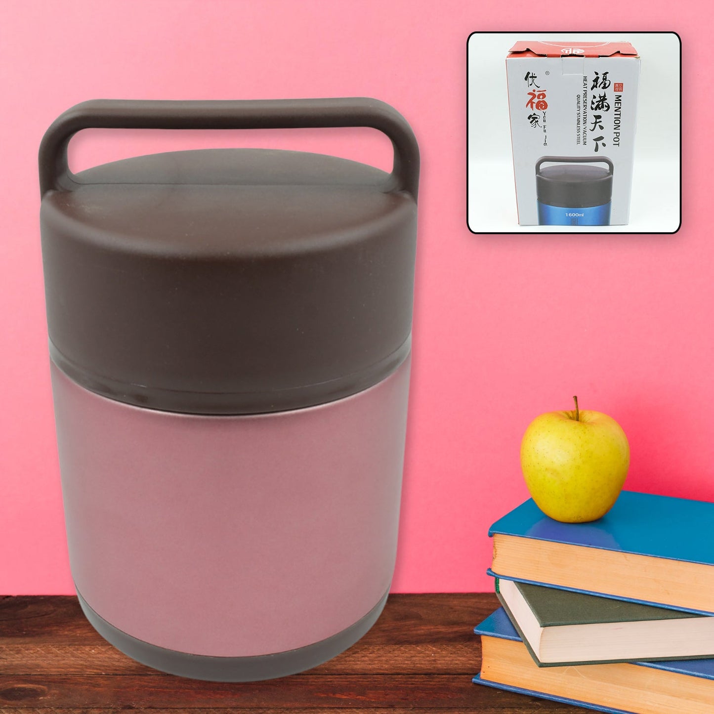 Vacuum Insulated Lunch Box – 1600 ML Stainless Steel | Lunchie Bunchie