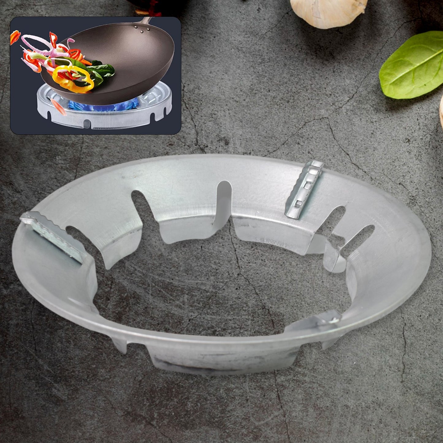 Gas Stove Burner Stand – Fireproof, Energy-Saving Pot Support | Fixorix