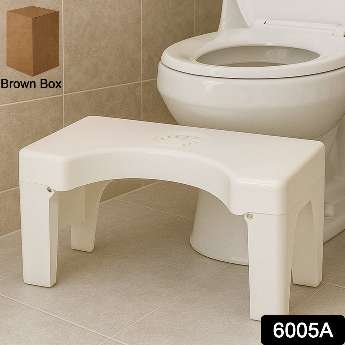 Toilet Squat Stool – Foldable, Non-Slip Bathroom Relief | storenzo