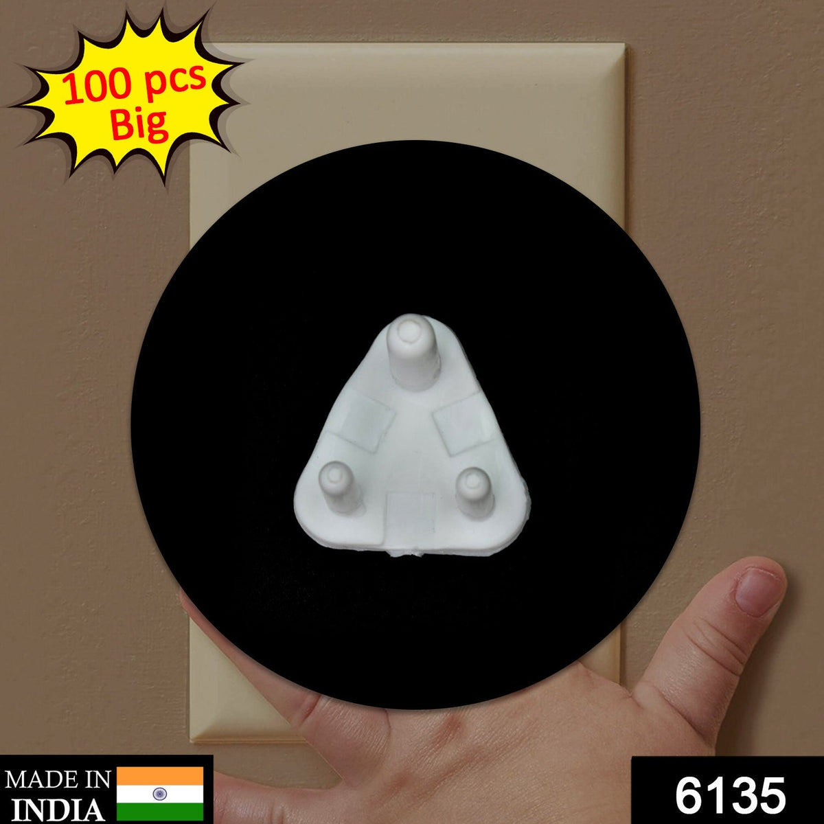 Baby Safety Socket Cover – 100 Pc Outlet Plug Protector | Velva Baby
