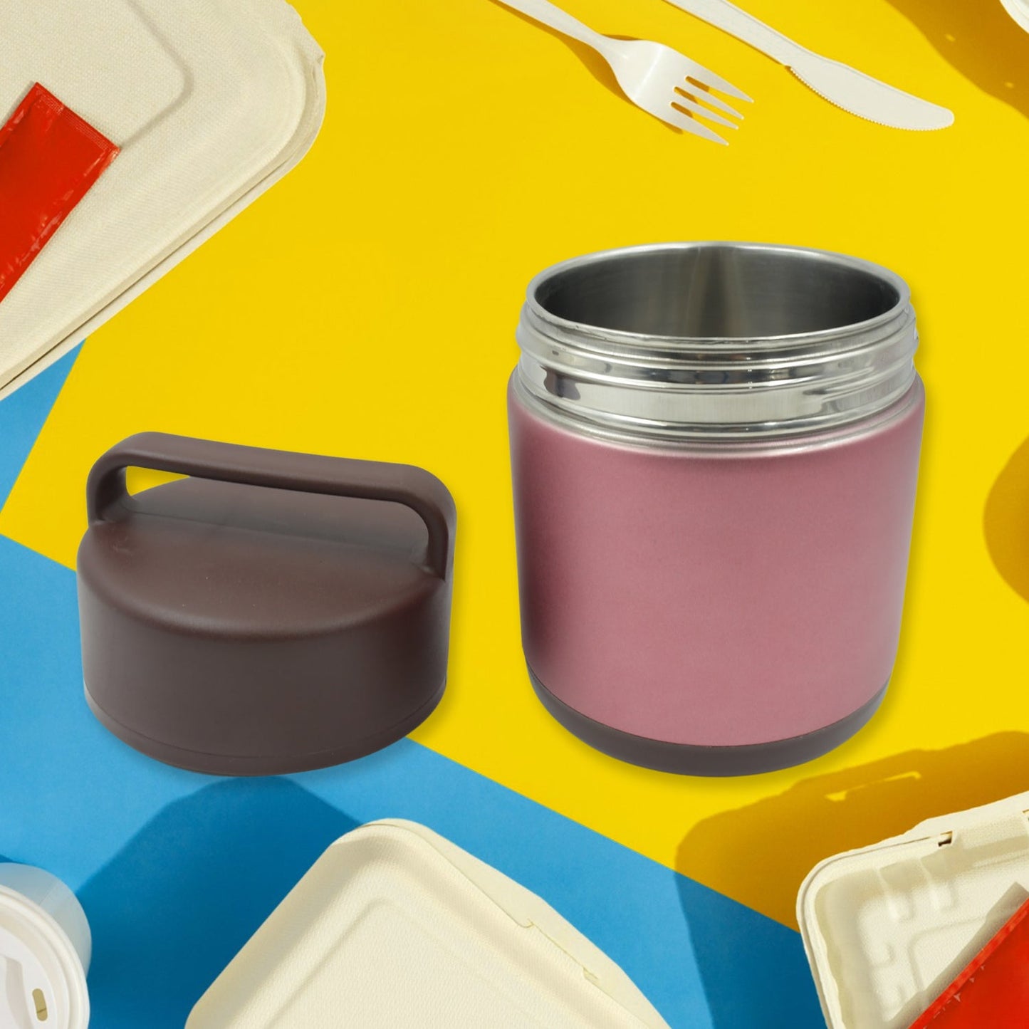 Vacuum Insulated Lunch Box – 1600 ML Stainless Steel | Lunchie Bunchie