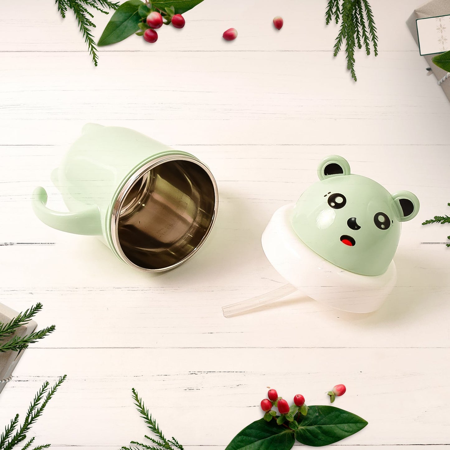 Sipper Baby Training Cup – Leak & Spill Proof 300ML Handle Design