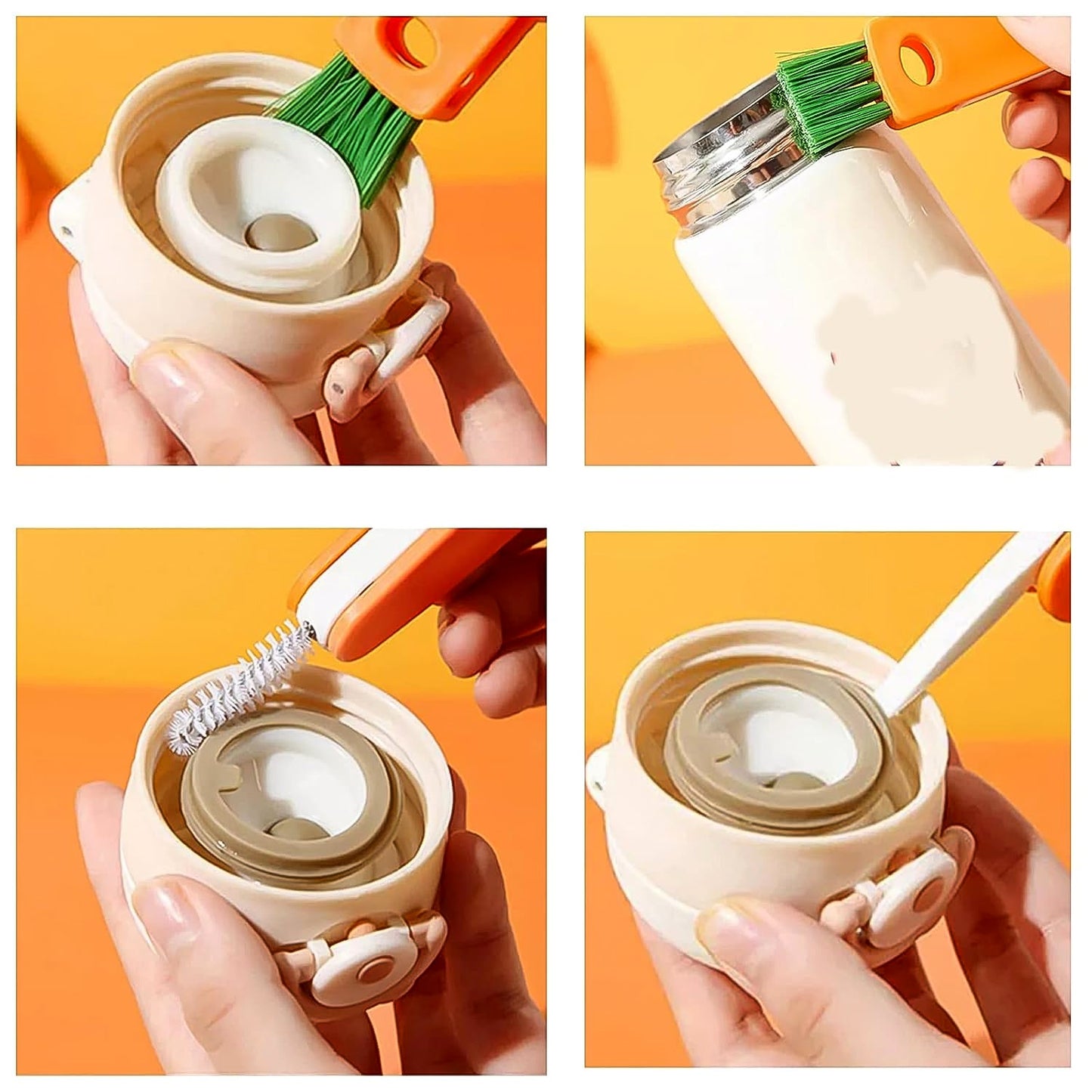 Bottle Cleaning Brush – 3-in-1 Multifunctional | SparkleTidy