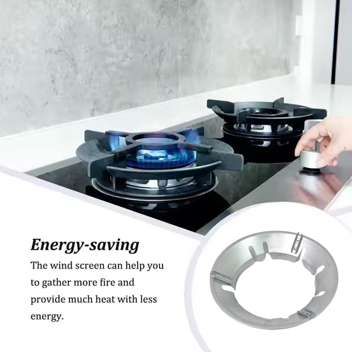 Gas Stove Burner Stand – Fireproof, Energy-Saving Pot Support | Fixorix