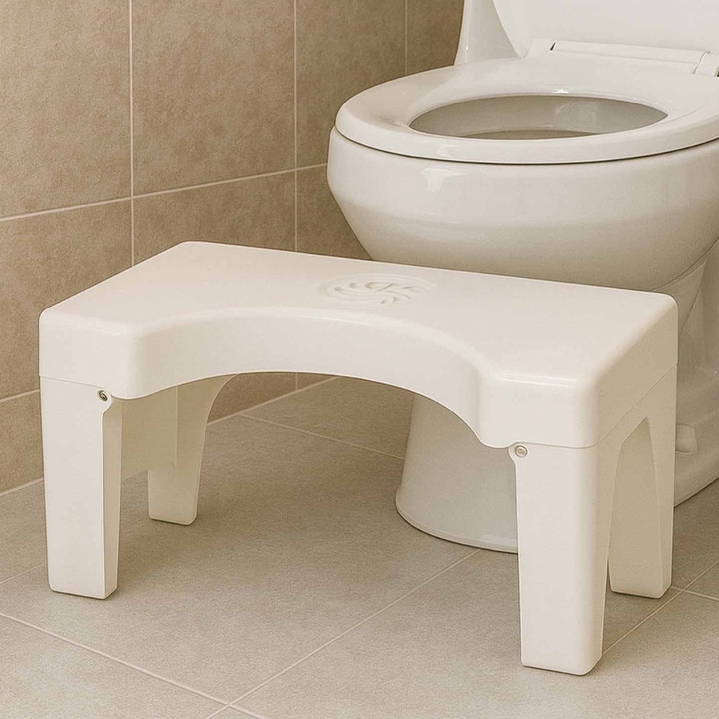 Toilet Squat Stool – Foldable, Non-Slip Bathroom Relief | storenzo