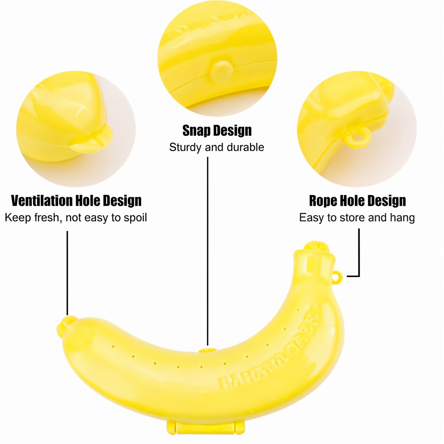 Banana Case – Durable, Ventilated & Portable | Lunchie Bunchie