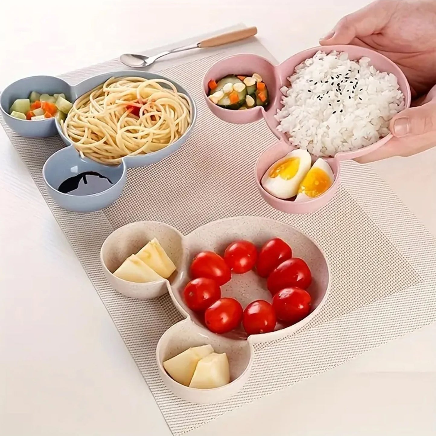 Mickey Mouse Kids Plate – BPA-Free & Unbreakable | Jiaqi