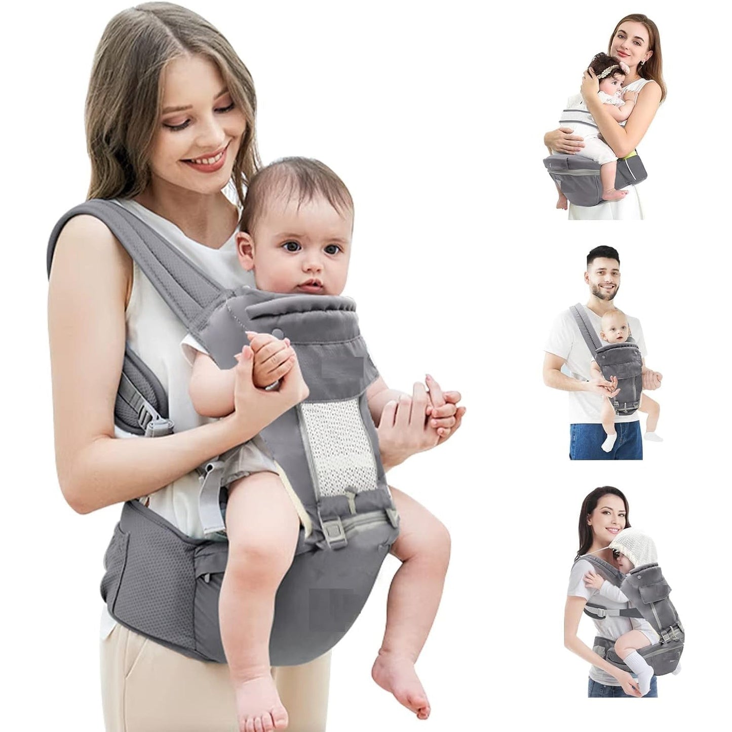 Ergonomic Baby Carrier – Hip Seat, Multi-Position | Tender Tend