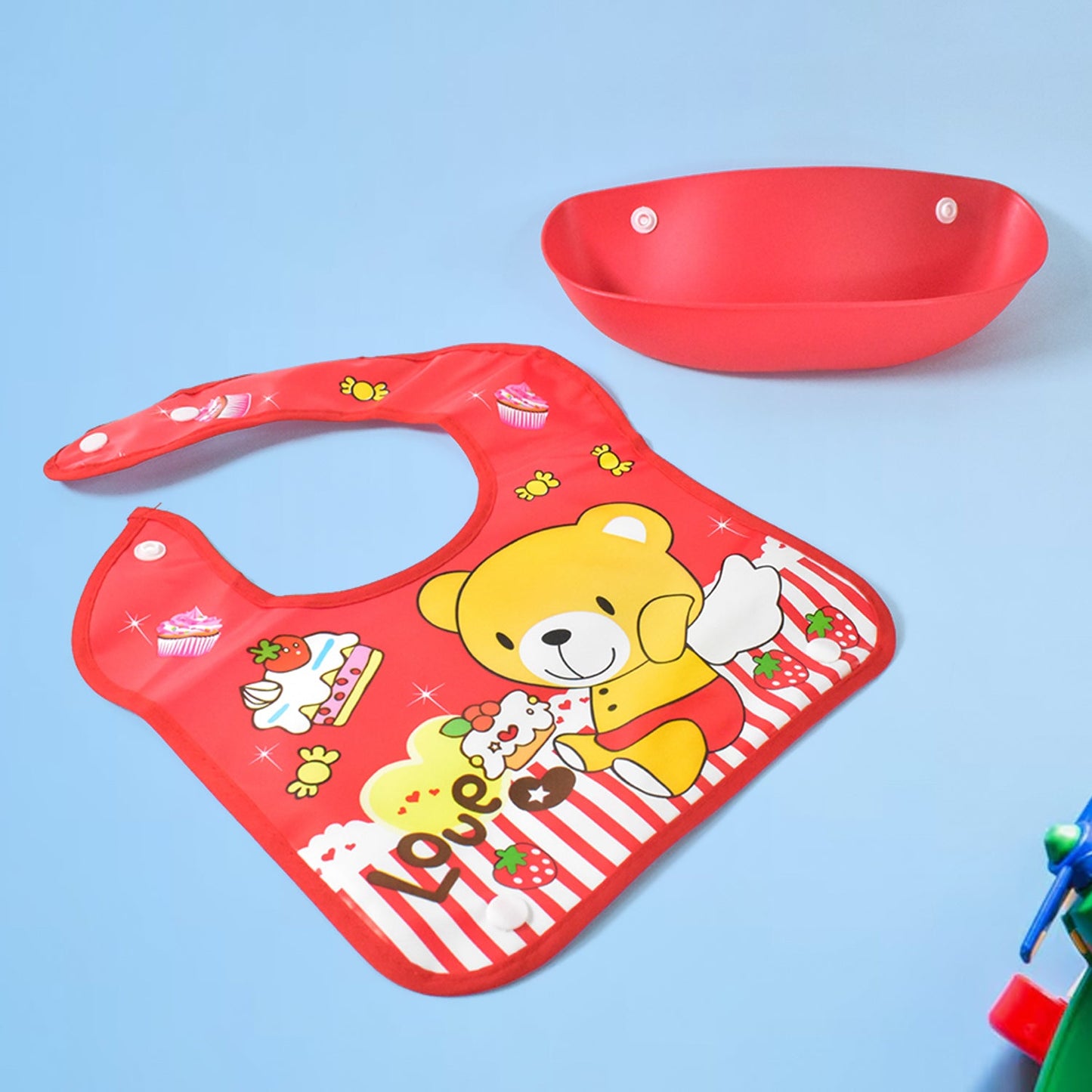 Waterproof Baby Bib – Soft, Reusable & BPA-Free Protection