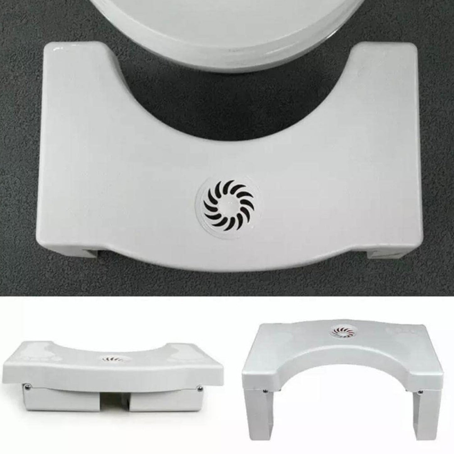 Toilet Squat Stool – Foldable, Non-Slip Bathroom Relief | storenzo