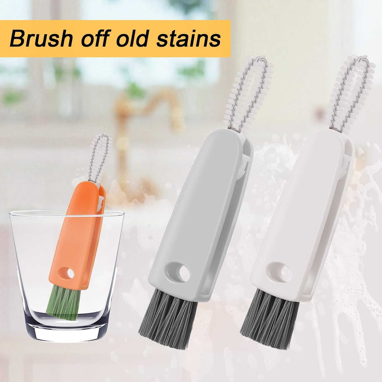 Bottle Cleaning Brush – 3-in-1 Multifunctional | SparkleTidy