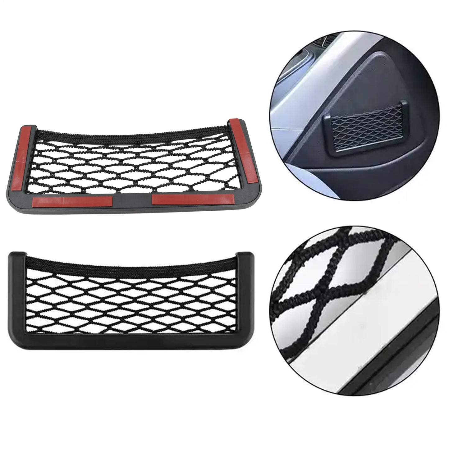 Car Seat Organizer – Mesh Storage for Phone & Purse | Velvet Wheels