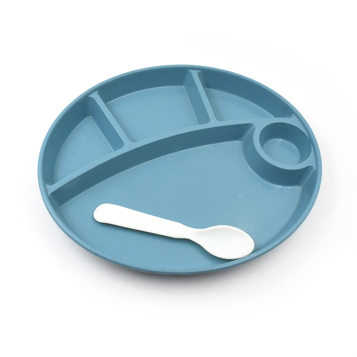 Biodegradable Kids Plate – 5-Compartment, BPA-Free | Jiaqi