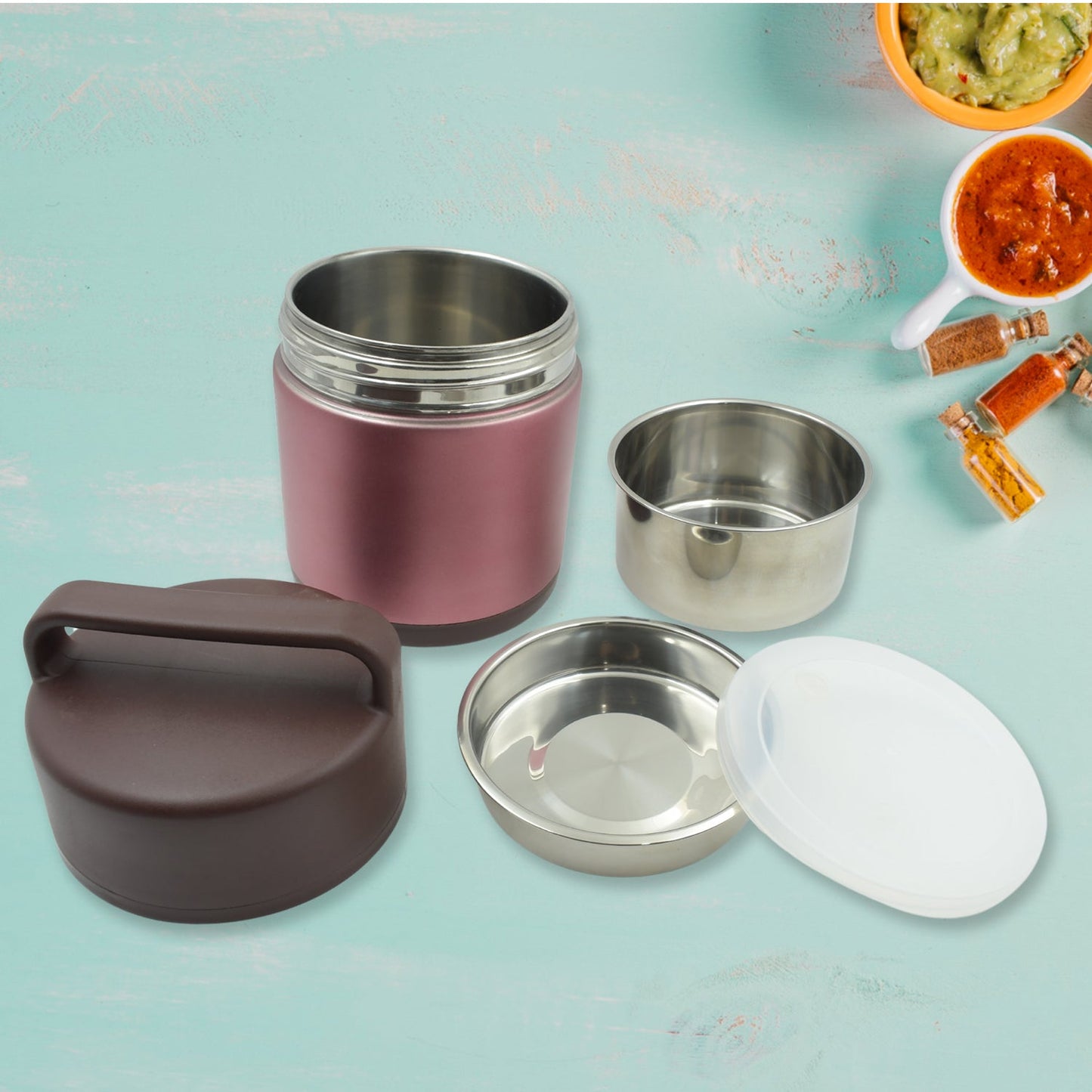 Vacuum Insulated Lunch Box – 1600 ML Stainless Steel | Lunchie Bunchie
