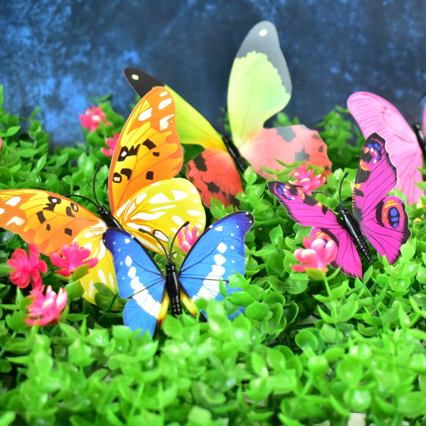 3D Butterfly Wall Stickers – Vibrant 12-Piece Removable Decor