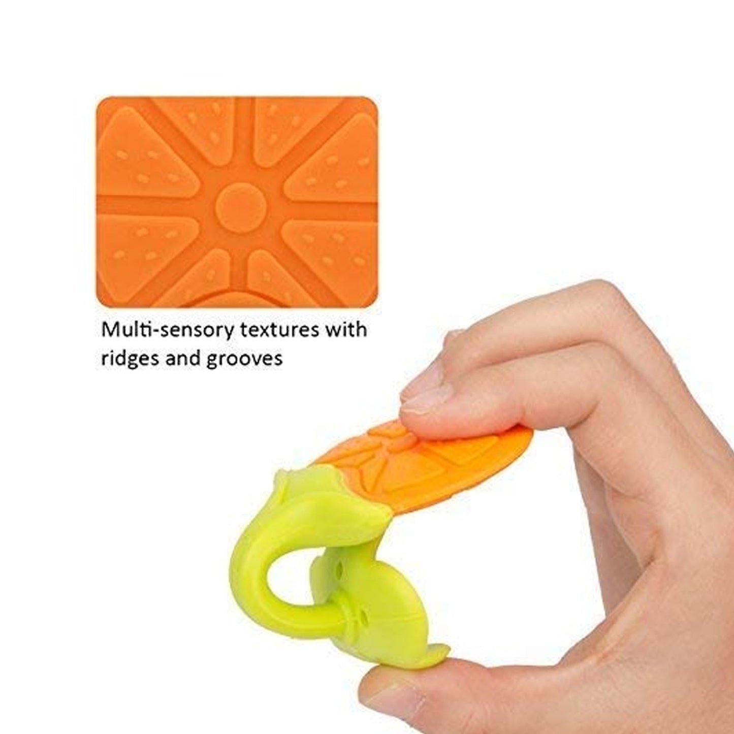 Baby Silicone Teether – Soft BPA-Free Fruit Toy for Gums | Babyova