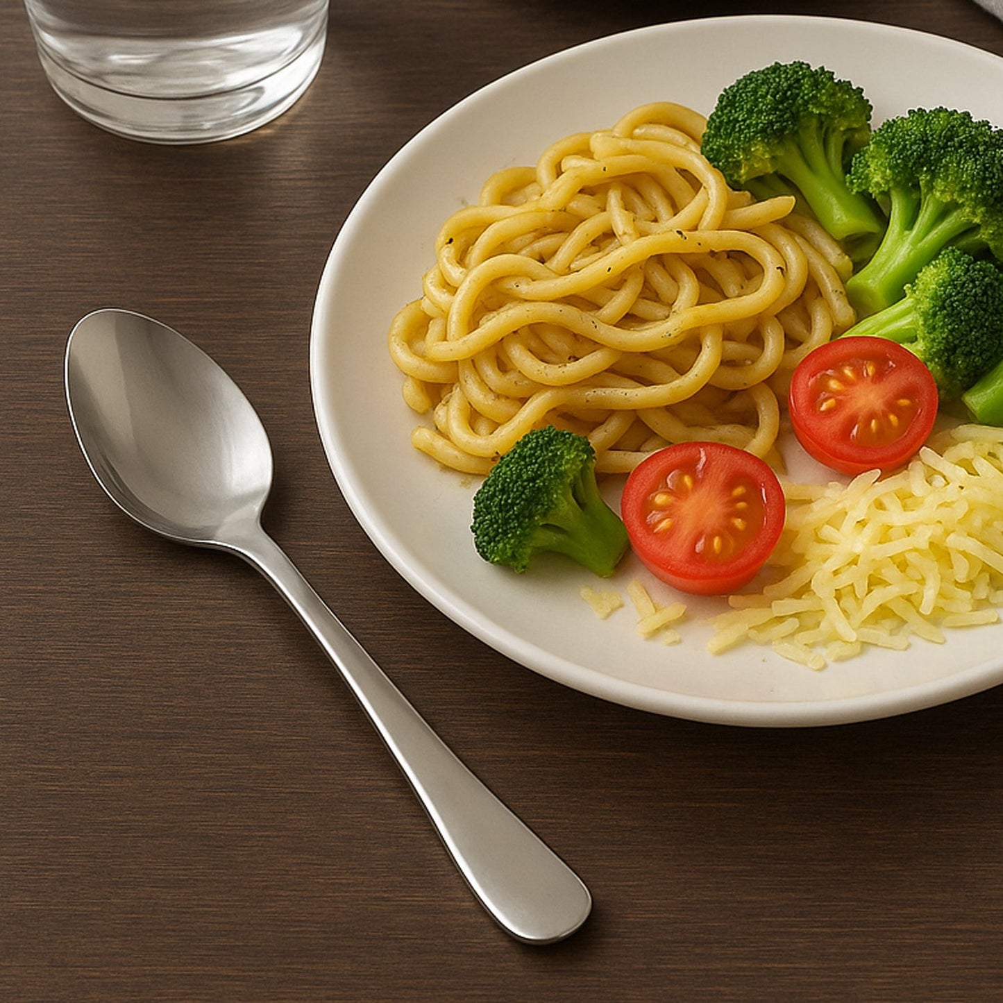 Stainless Steel Dining Spoon – Ergonomic, Mirror Finish