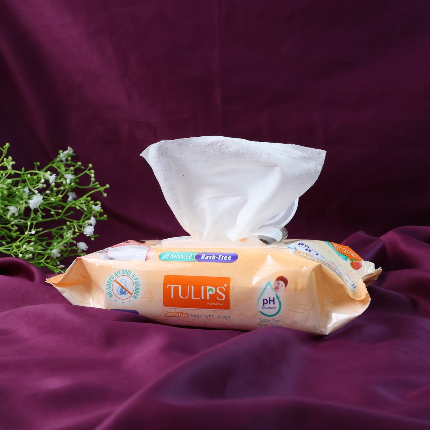 Sensitive Baby Wet Wipes – Gentle, Alcohol-Free & Rash-Free Care