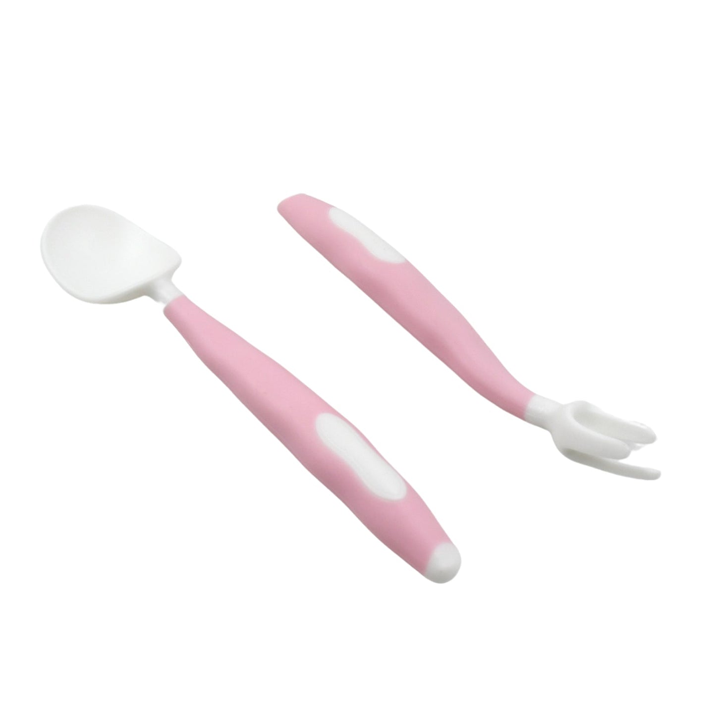 Kids Self-Feeding Utensils – Bendable Spoon & Fork Set | Quickslice
