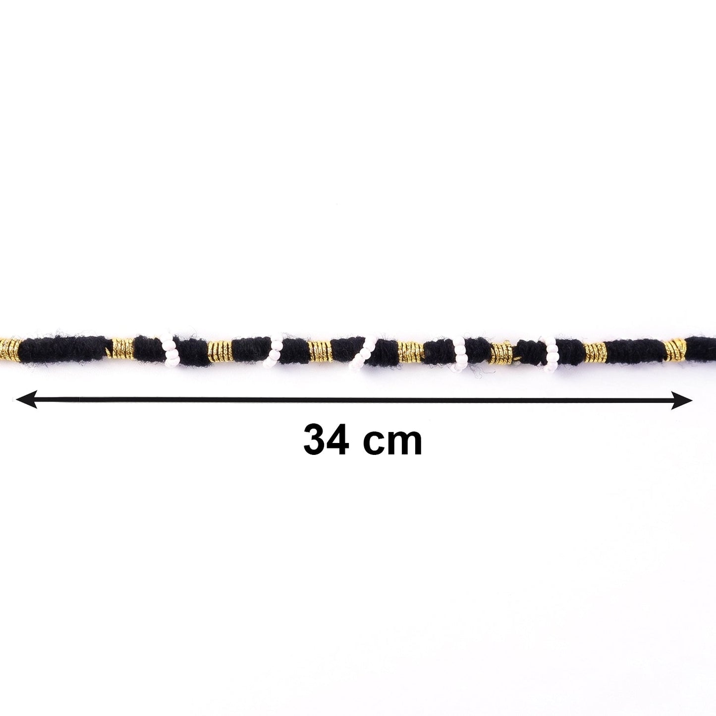 Handmade Pearl Beaded Rakhi – Traditional Ethnic Thread for Festivities