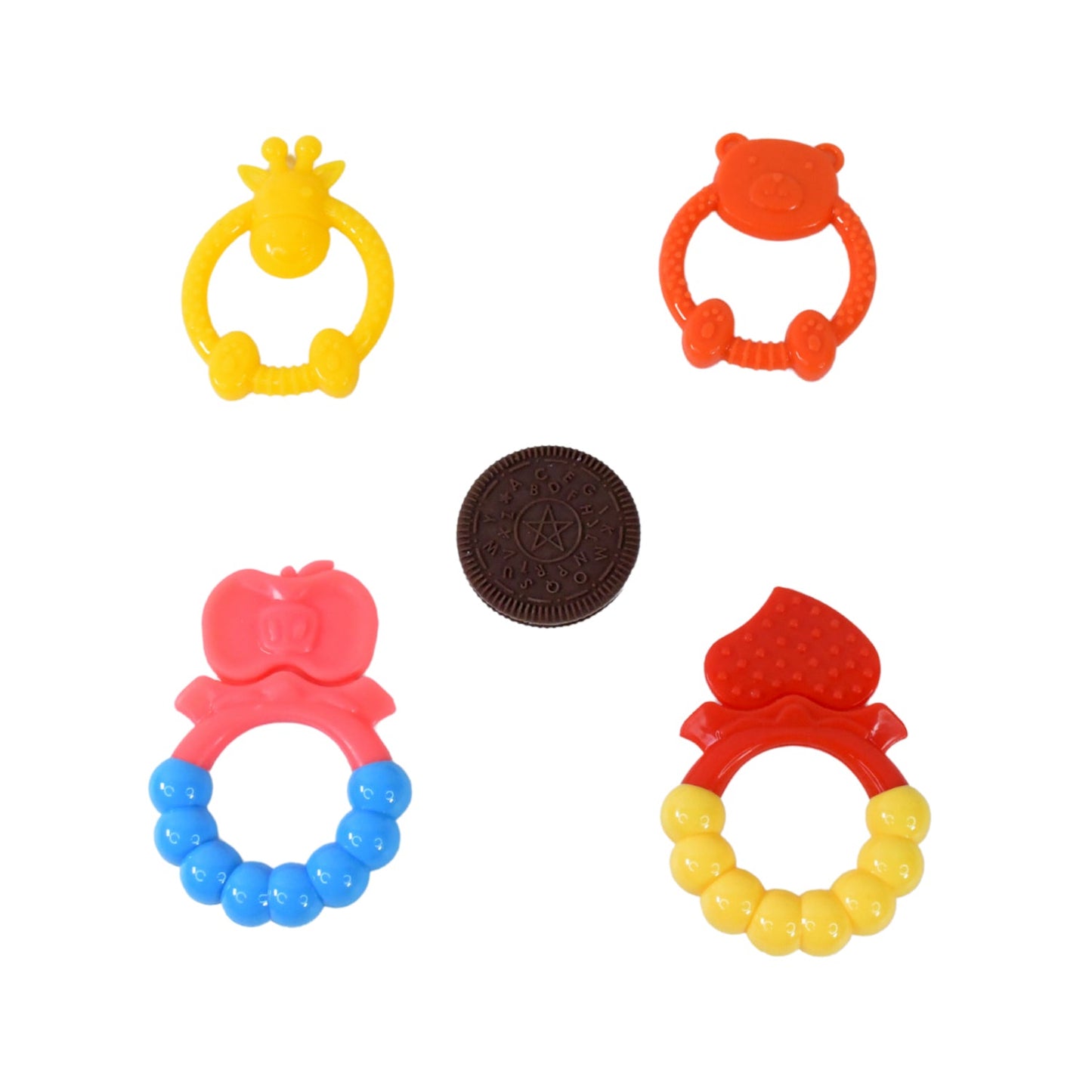 Silicone Baby Teething Toy – Soft, BPA-Free Relief for Infants