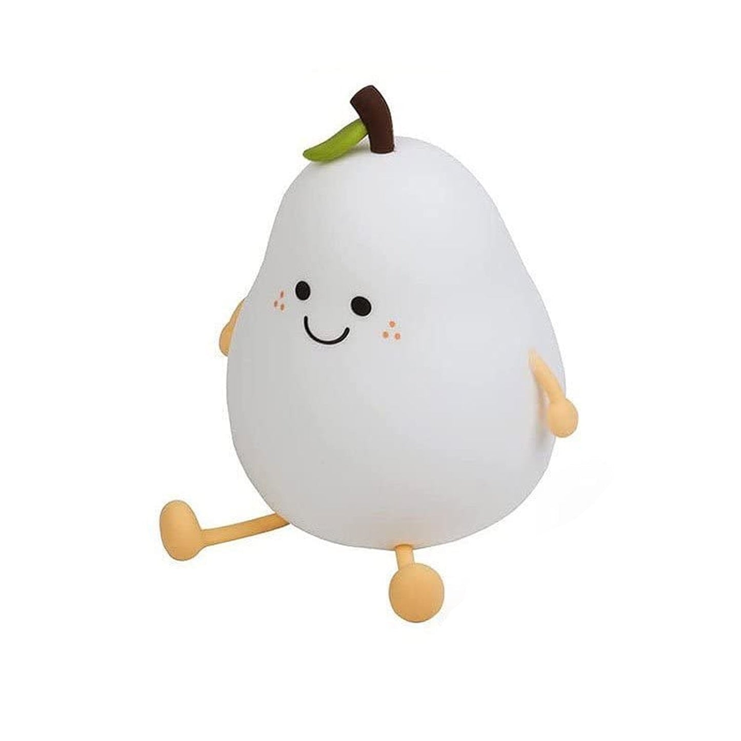 Pear Silicone Night Lamp – Multi-Color LED & Touch Control