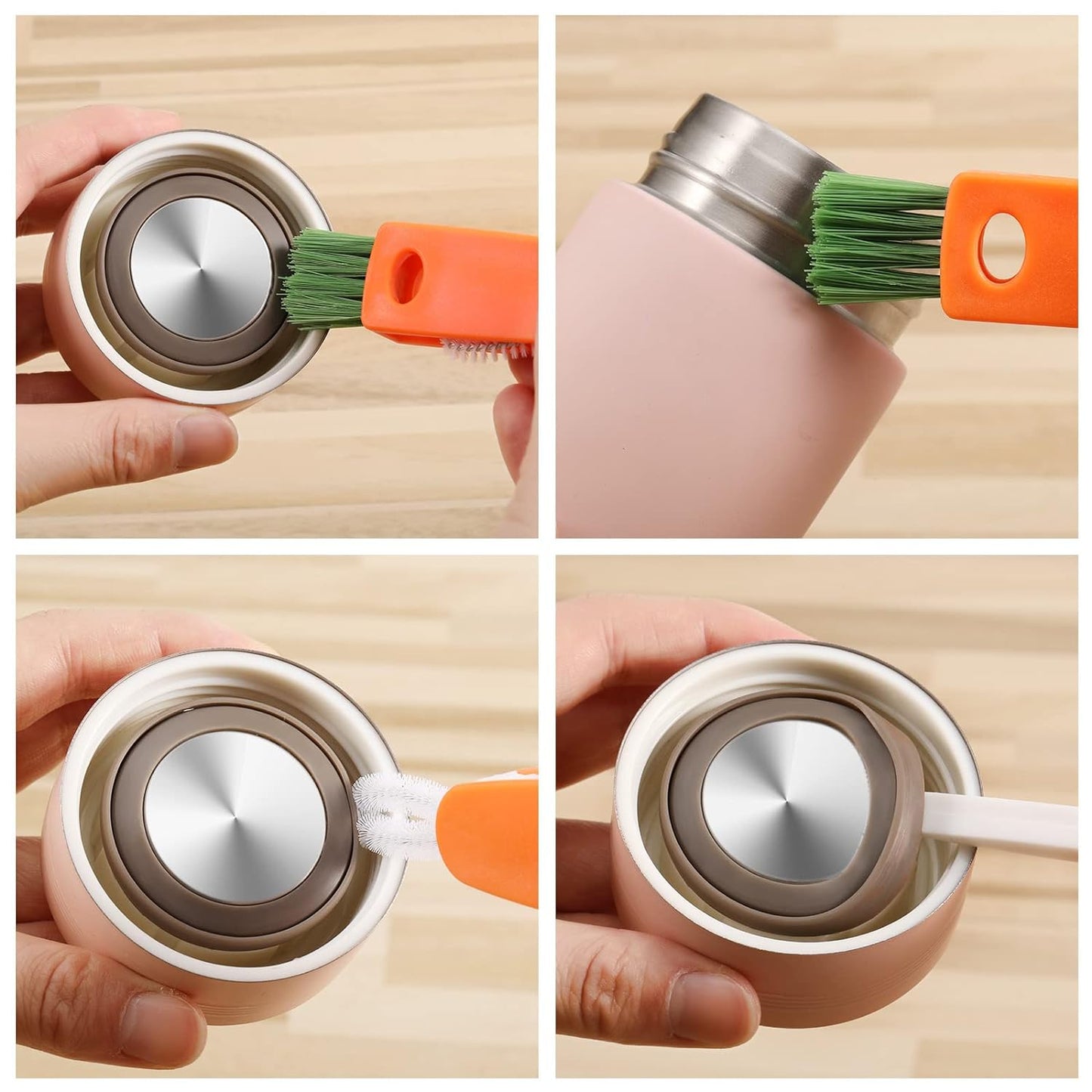 Bottle Cleaning Brush – 3-in-1 Multifunctional | SparkleTidy