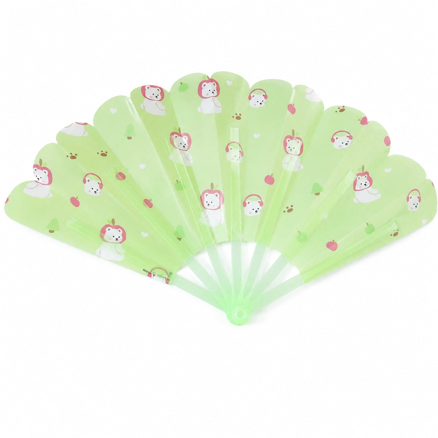 Foldable Handheld Fan 1 Pc Cute Printed Portable Manual Cooling Fan (1 Pc)