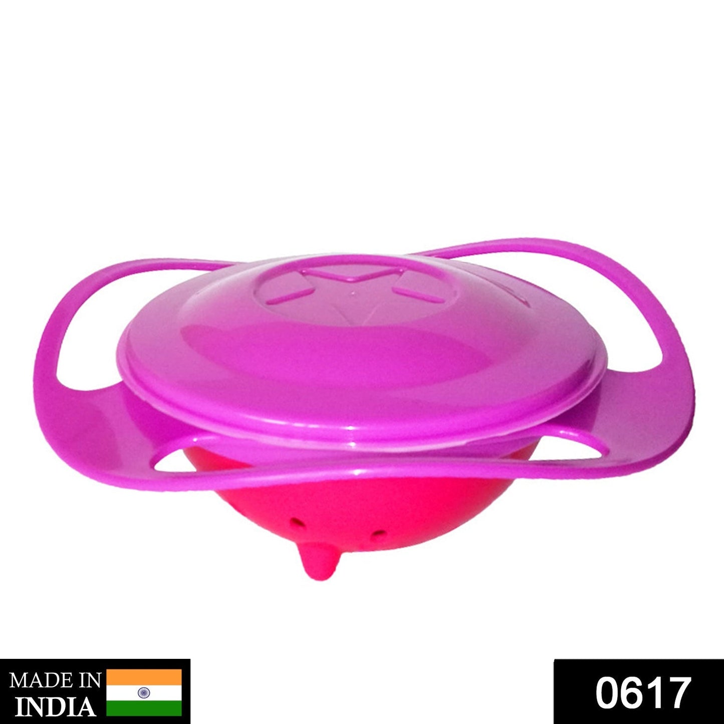 Spill-Proof Gyro Bowl – 360° Rotating Toddler Feeding Dish | Baby Ladle
