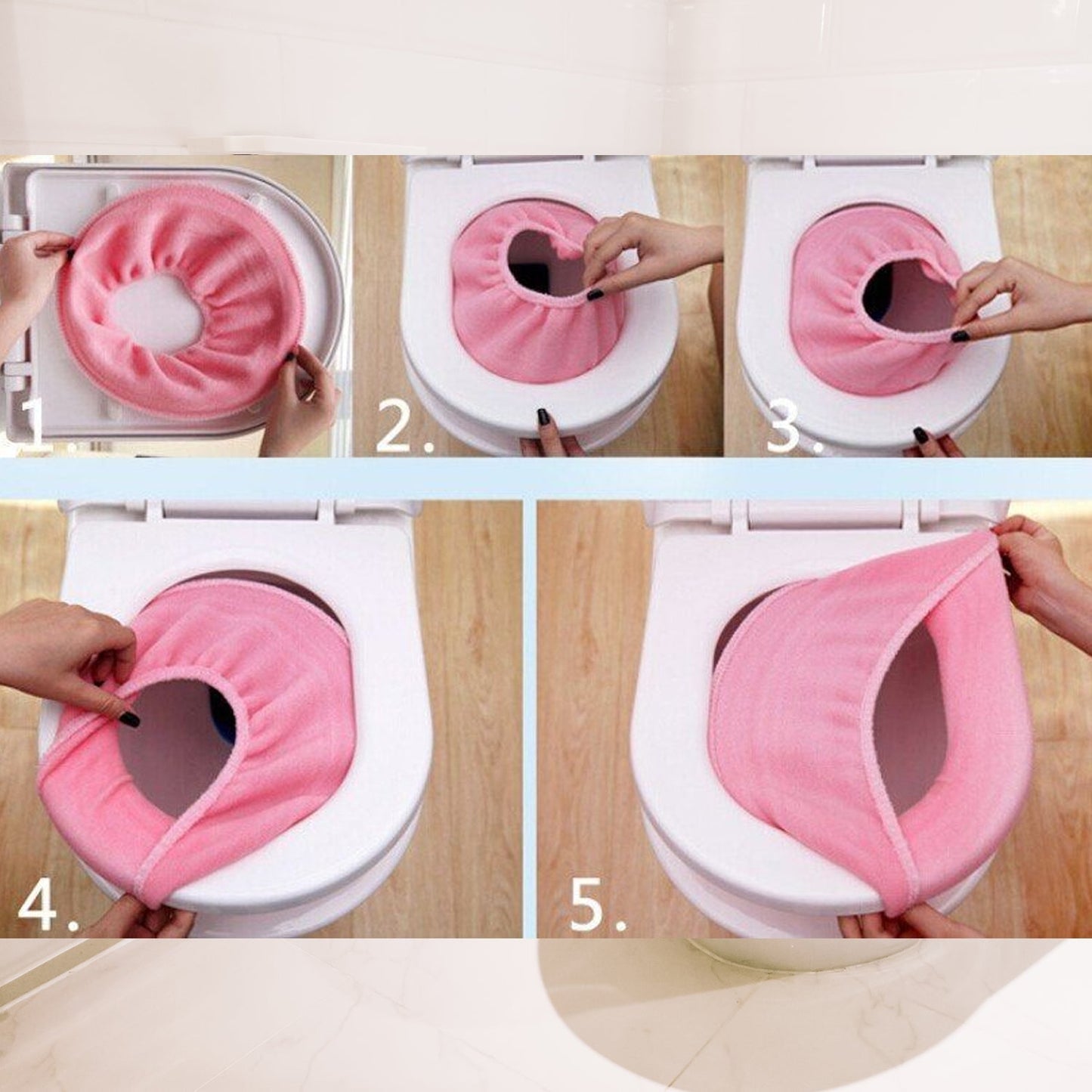 Washable Toilet Seat Cover – Soft & Warm | Bathora