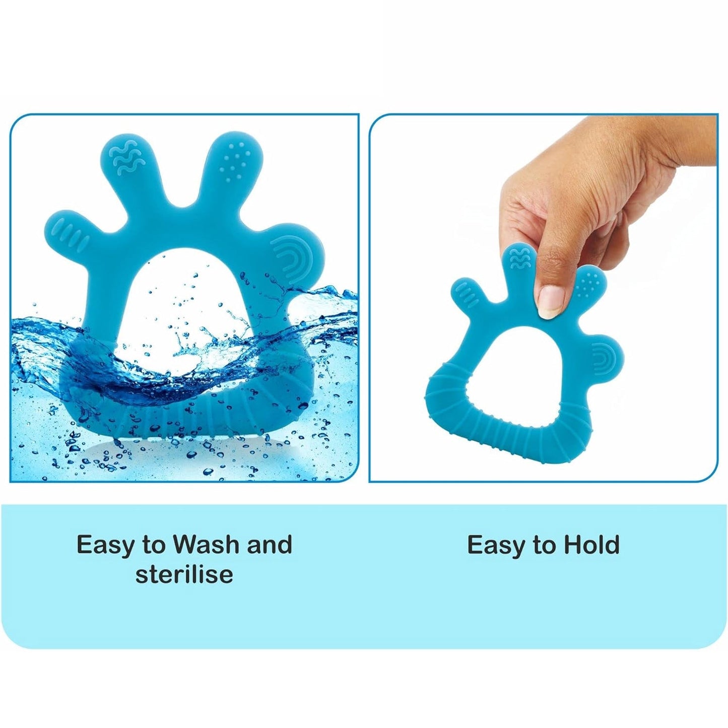 Silicone Baby Teether – Soft & BPA-Free Relief | Aditi