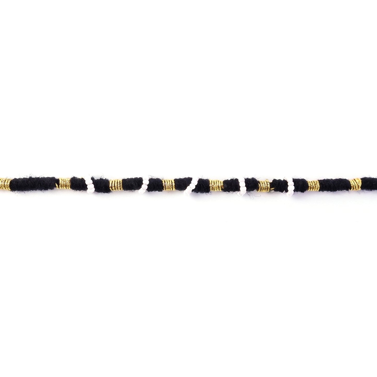 Handmade Pearl Beaded Rakhi – Traditional Ethnic Thread for Festivities