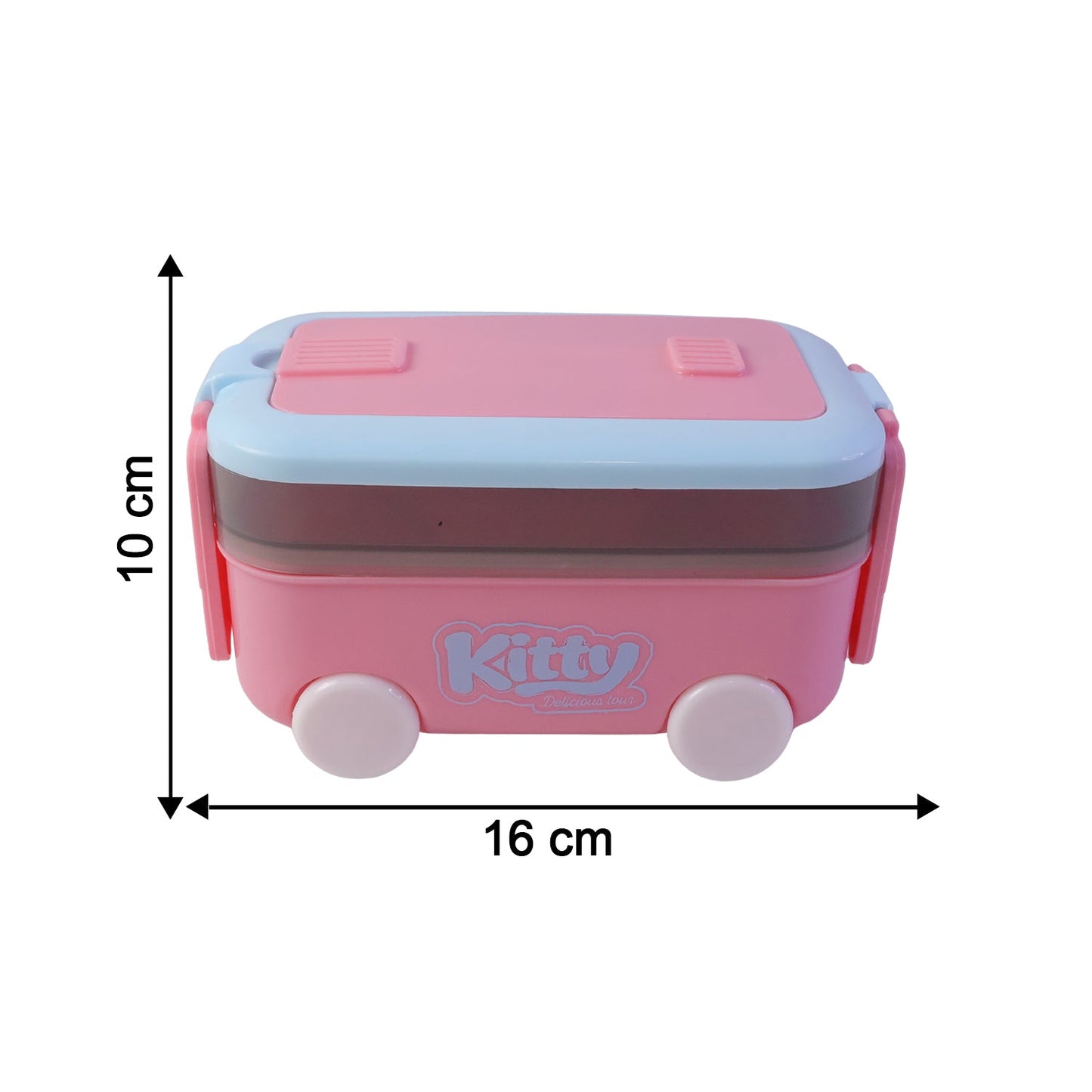Kids Car Shape Lunch Box with Wheels – Fun and Leakproof Design