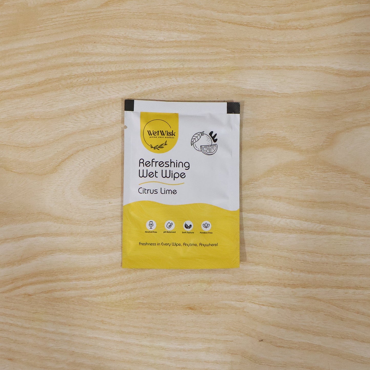 Citrus Lime Wet Wipes – Refreshing & Gentle Face, Hand & Body Cleansing