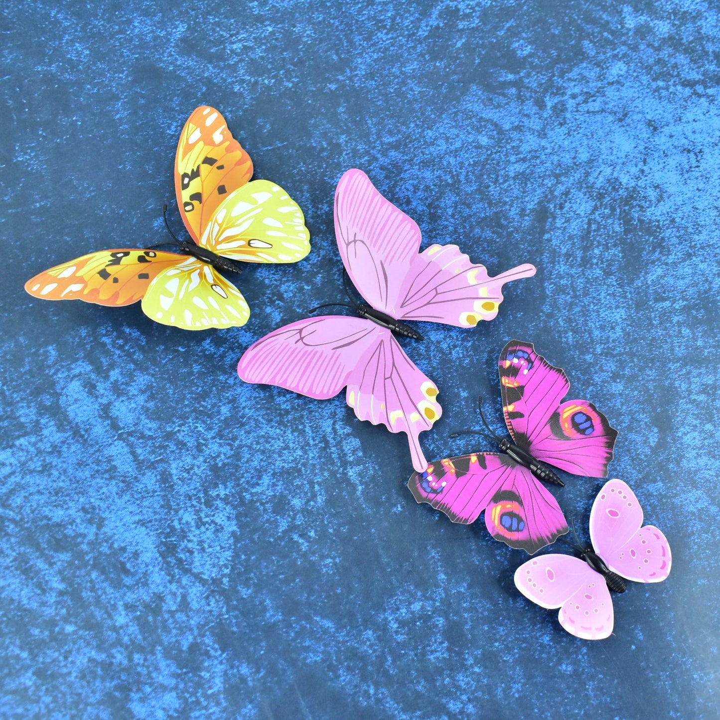 3D Butterfly Wall Stickers – Vibrant 12-Piece Removable Decor