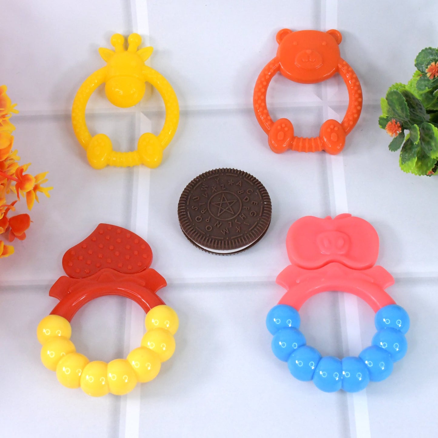 Silicone Baby Teething Toy – Soft, BPA-Free Relief for Infants