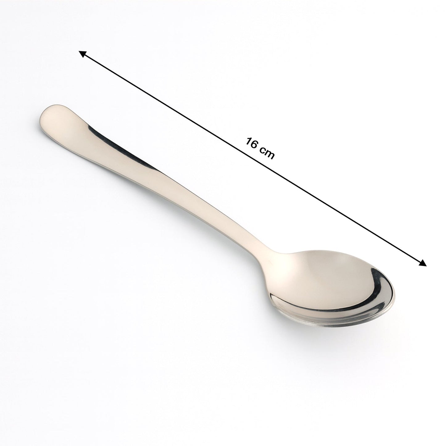 Stainless Steel Dining Spoon – Ergonomic, Mirror Finish