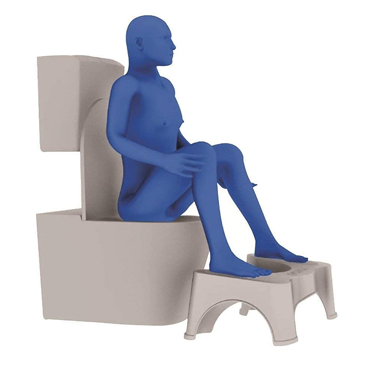 Toilet Squat Stool – Foldable, Non-Slip Bathroom Relief | storenzo