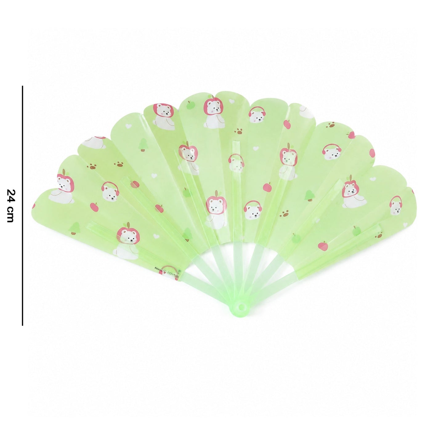 Foldable Handheld Fan 1 Pc Cute Printed Portable Manual Cooling Fan (1 Pc)