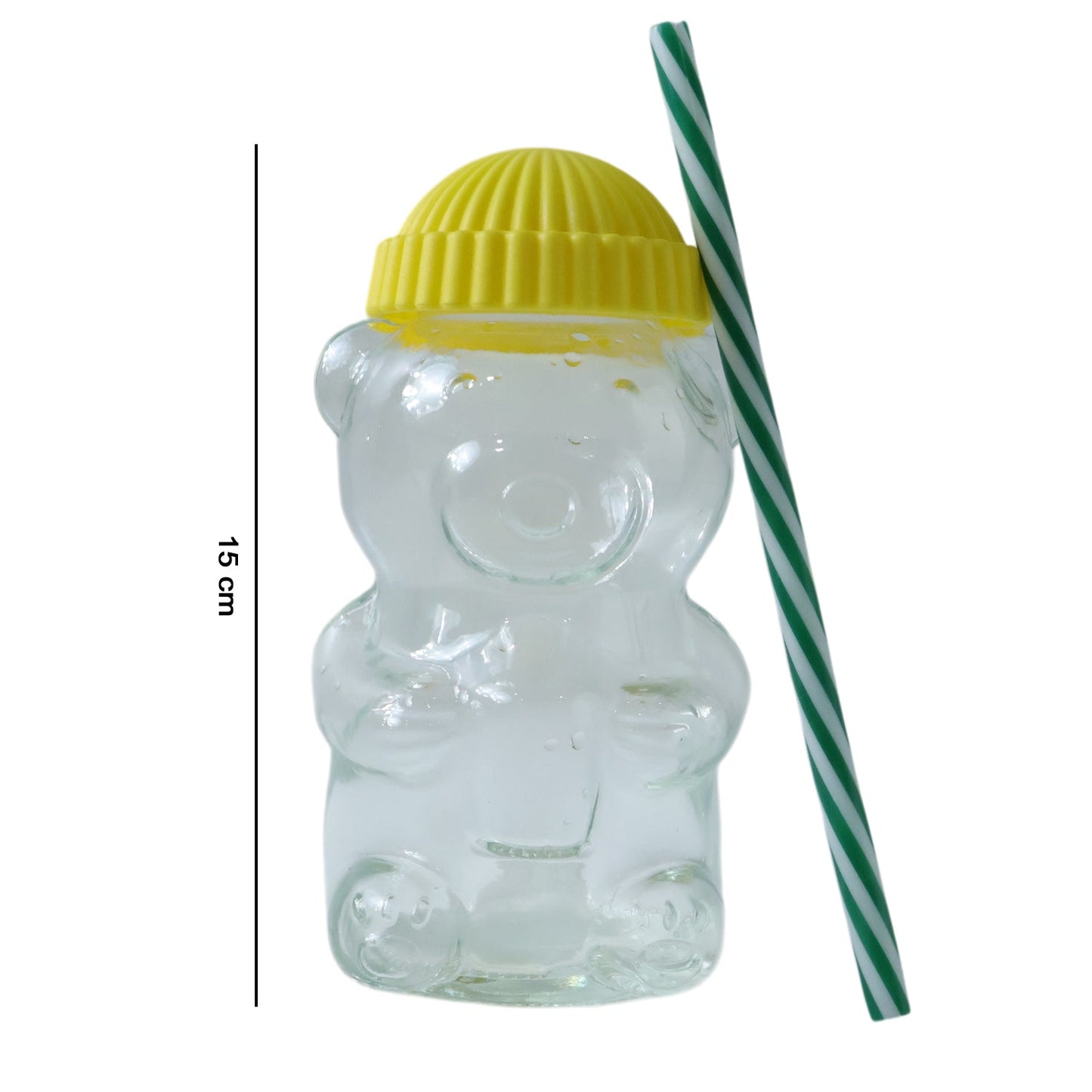 Bear Shape Kids Drinking Cup with Straw – 350ml Fun Hydration