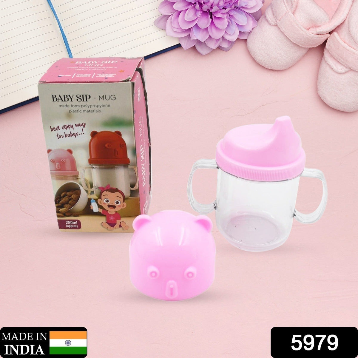 Baby Milk Sippy Mug – Leakproof 250ml Nursing Cup | Feedora