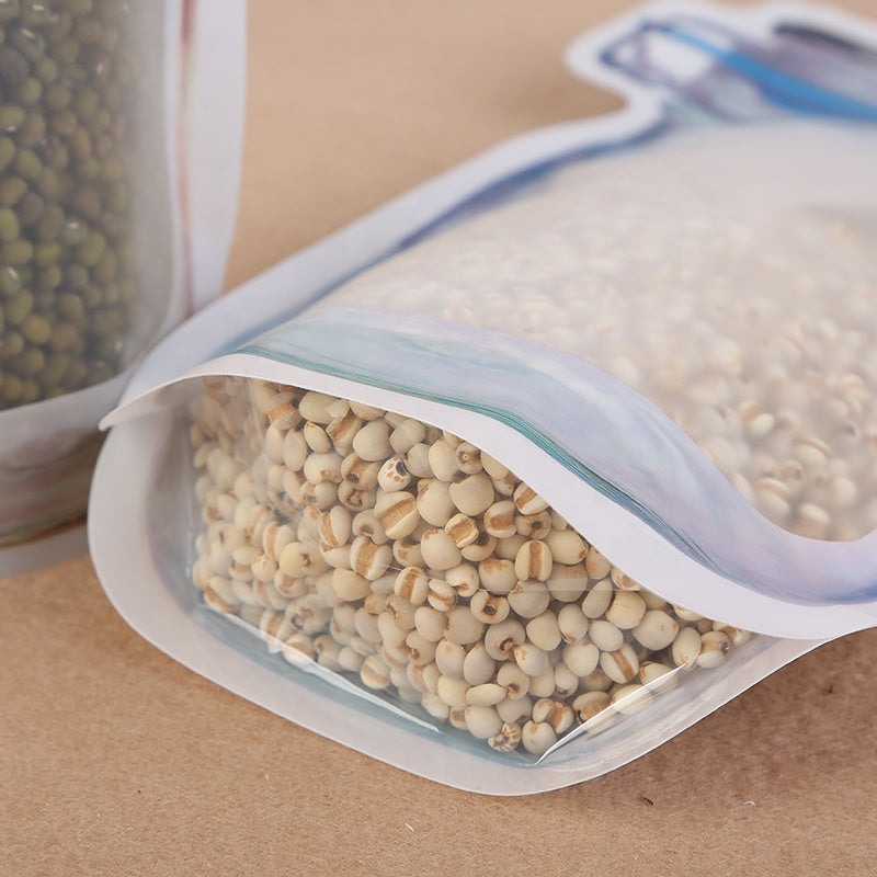 Reusable Food Storage Bag – Airtight Mason Jar Zipper 1000ml | Organivo