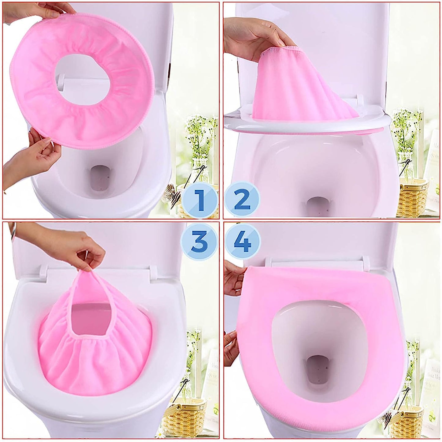 Washable Toilet Seat Cover – Soft & Warm | Bathora