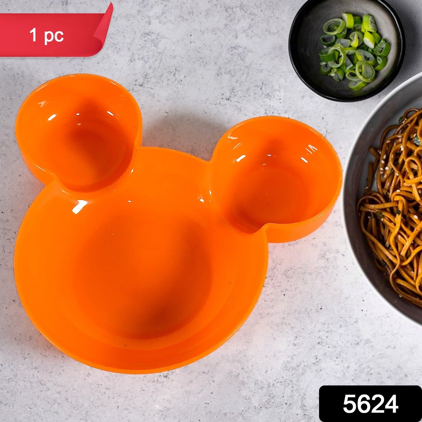 Mickey Mouse Kids Plate – BPA-Free & Unbreakable | Jiaqi