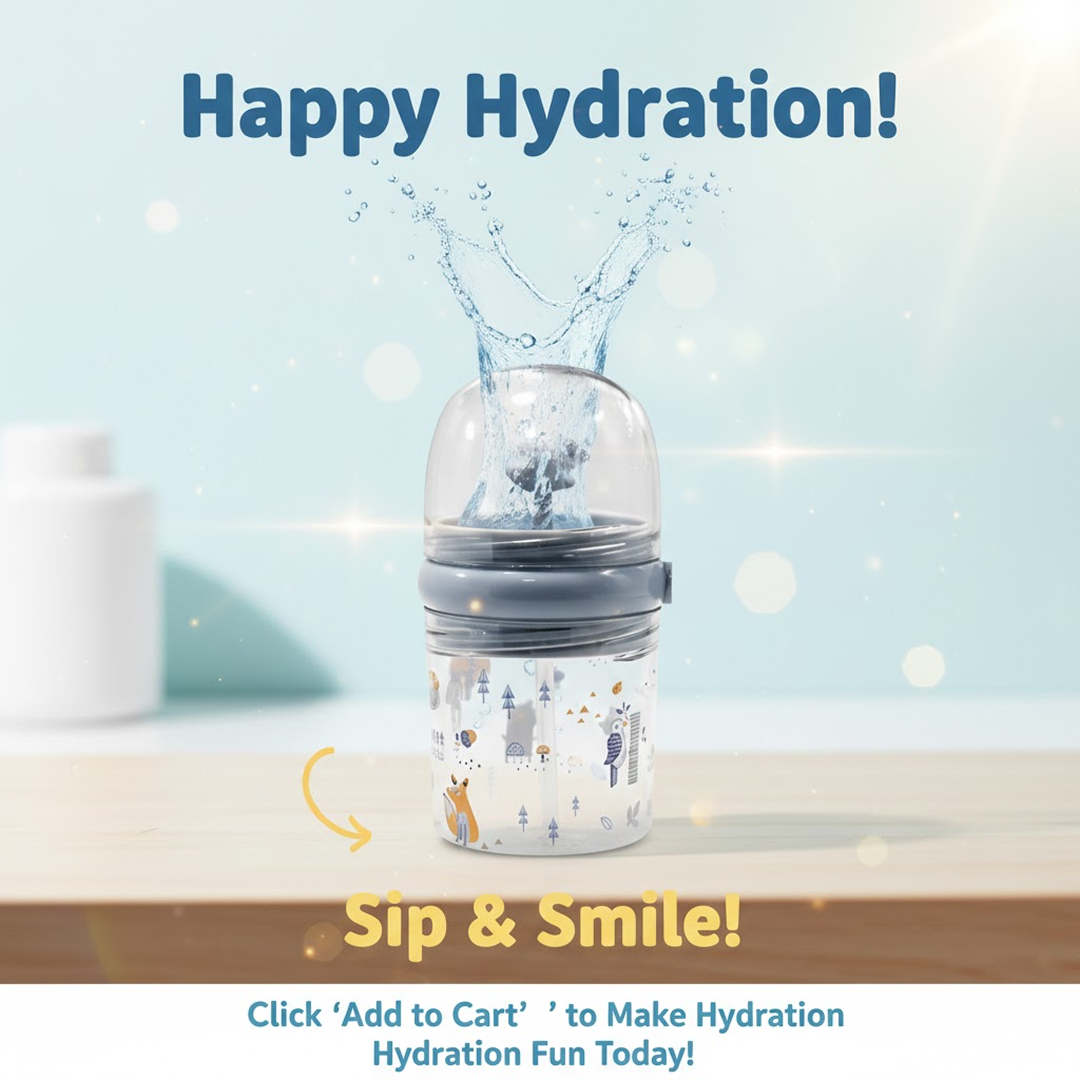 Whale Spray Sippy Cup – Spill-Proof Fun for Toddlers | Feedora